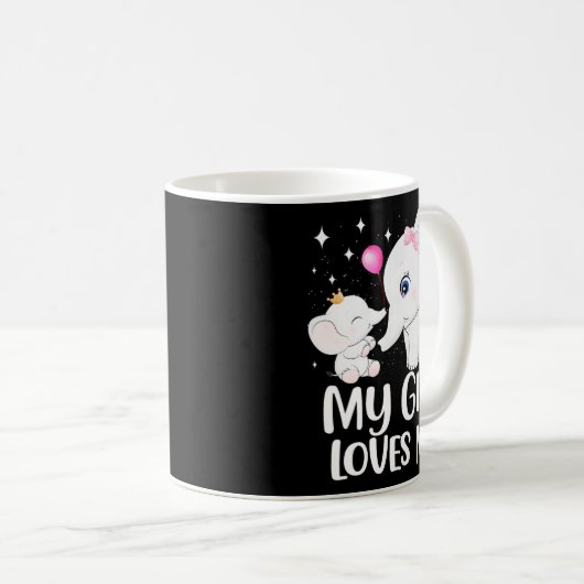 Mug Gigi M'Aime Jolie Aiguille Éléphante Pour Les Enfa (Devant droit)