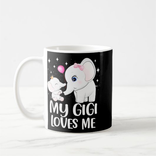 Mug Gigi M'Aime Jolie Aiguille Éléphante Pour Les Enfa (Gauche)