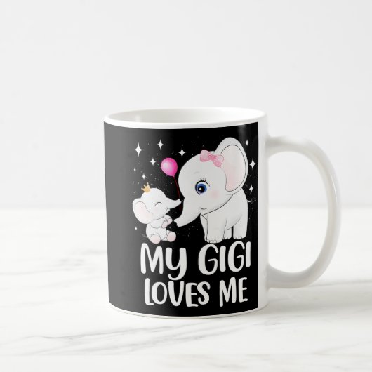 Mug Gigi M'Aime Jolie Aiguille Éléphante Pour Les Enfa (Droite)