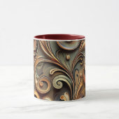 Mug Gilded Baroque Scrollwork (Centre)