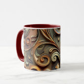 Mug Gilded Baroque Scrollwork (Devant gauche)