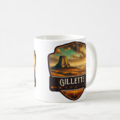 Mug Gillette, Wyoming | Vintage (Devant droit)