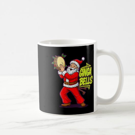Mug Ginga Bells Santa Brazilian Party Holiday Christma (Droite)