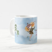 Mug Gingembre Whimsical Hair Ski vacances (Devant gauche)