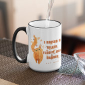 Mug Ginger Cat J'ai élevé un tueur mortel mais moelleu