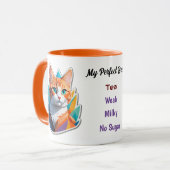 Mug Ginger Cat - My Perfect Brew - Thé ou Café (Devant gauche)
