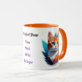 Mug Ginger Cat - My Perfect Brew - Thé ou Café (Devant droit)