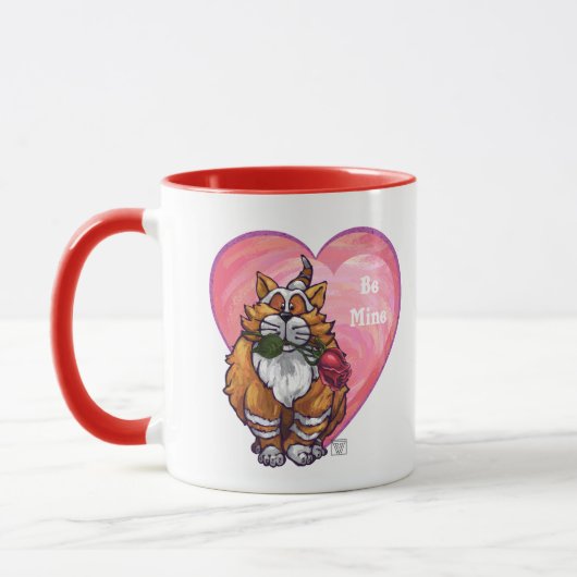 Mug Ginger Cat Saint-Valentin (Gauche)