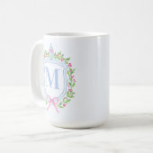Mug Ginger Jar & Christmas Berries Monogramme (Devant gauche)