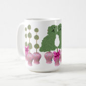 Mug Ginger Jars Staffordshire Chiens Poster de l'art o (Devant gauche)