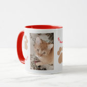 Mug Ginger kitten 2 photos, best therapist,  (Devant gauche)