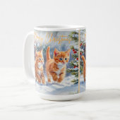 Mug Ginger Kittens Cuites Chats En Neige Joyeux Noël (Devant gauche)