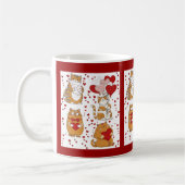Mug Ginger orange cat Valentine  (Gauche)