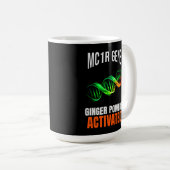 Mug Ginger Powers Activated DNA Mutant Funny Redhead (Devant droit)