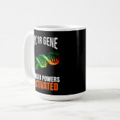 Mug Ginger Powers Activated DNA Mutant Funny Redhead (Devant gauche)