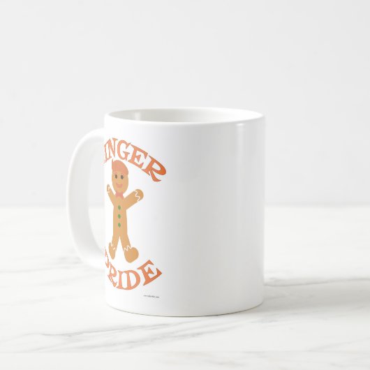 Mug Ginger Pride Coiffure couleur vacances amusant Coo (Devant gauche)