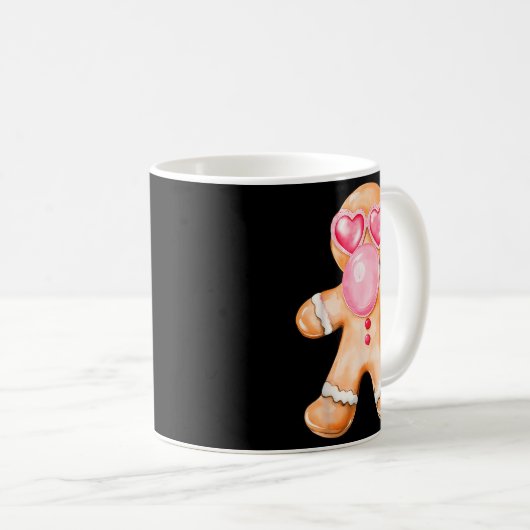 Mug Gingerbread Blowing Bubble Gum Nk Sungles Christma (Devant droit)