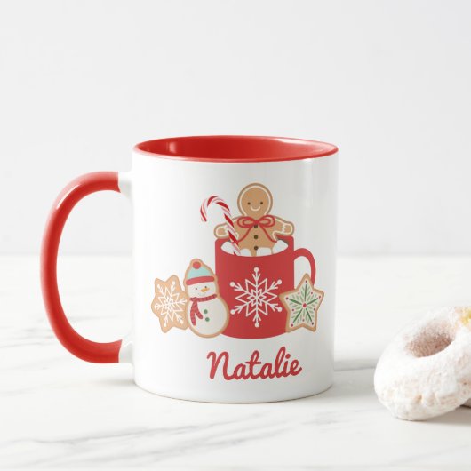Mug Gingerbread Cookie | Coca chaud (Avec donut)