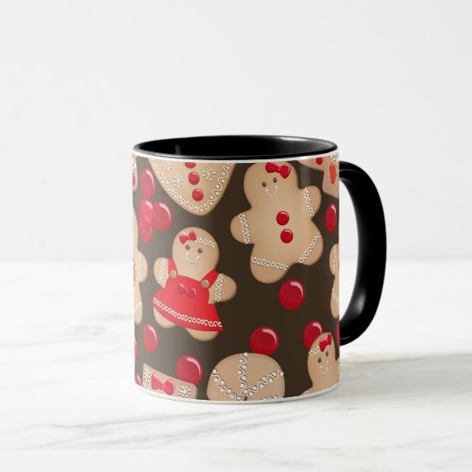 Mug Gingerbread Cookies de vacances Cookie Noël (Devant droit)