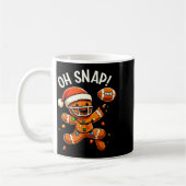 Mug Gingerbread Football Oh Snap Christmas Lights Desi (Gauche)