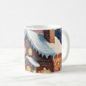Mug Gingerbread House Snowy Christmas Scene (Devant droit)