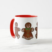 Mug Gingerbread Lady Femme Noël Holiday Cookie (Devant gauche)