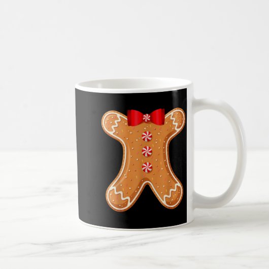 Mug Gingerbread Man Cookie Costume Adult Kids Men Wome (Droite)