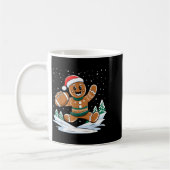 Mug Gingerbread Man Football Ugly Christmas Pajamas Co (Gauche)