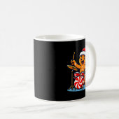 Mug Gingerbread Man Playing Drums (Devant droit)