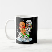 Mug Gingerbread Ridding Dalmatian Reindeer Christmas B (Gauche)