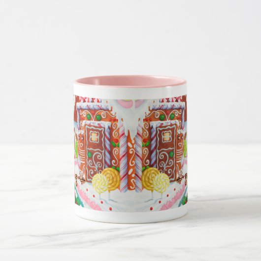 Mug GINGERBREAD SURPRISE Pink Combo Musique (Centre)