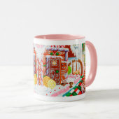 Mug GINGERBREAD SURPRISE Pink Combo Musique (Devant droit)