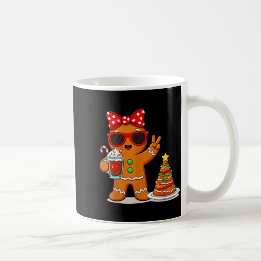 Mug Gingerbread Women Drinking Coffee Christmas Tree C (Droite)