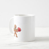 Mug Gingersher Funny Gingerbread Homme Gym Bodybuildin (Devant gauche)