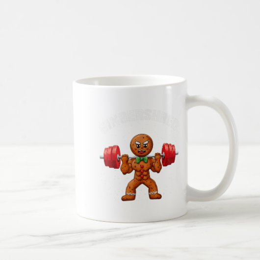 Mug Gingersher Funny Gingerbread Homme Gym Bodybuildin (Droite)