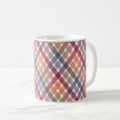 Mug Gingham d'automne (Devant droit)