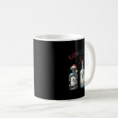 Mug Gingle Bells Funny Gin Gin Bells Christmas Tree Me (Devant droit)