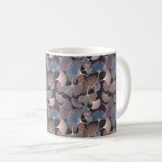 Mug Ginhko leave pattern (Devant droit)