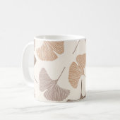 Mug Ginkgo biloba : design transparent sec. (Devant gauche)