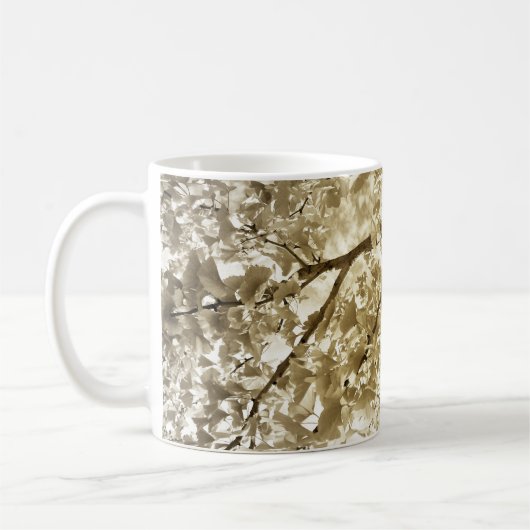Mug Ginkgo biloba en automne (Gauche)