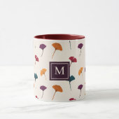 Mug Ginkgo Leaf Motif Automne Couleurs Automne (Centre)