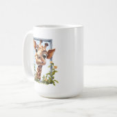 Mug girafe adorable animal de la jungle (Devant gauche)