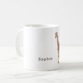 Mug Girafe Animale de Safari (Devant gauche)