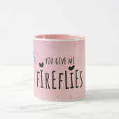 Mug Girafe aquarelle mignonne (Centre)