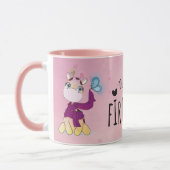 Mug Girafe aquarelle mignonne (Gauche)