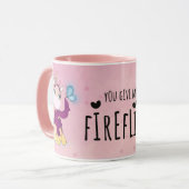 Mug Girafe aquarelle mignonne (Devant gauche)