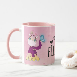 Mug Girafe aquarelle mignonne