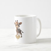 Mug Girafe bébé en steampunk-dessin de style classique (Devant droit)