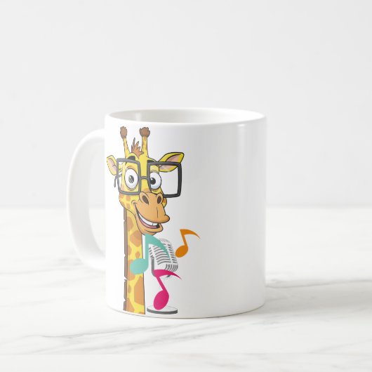 Mug girafe chantante (Devant gauche)