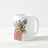 Mug girafe colorée (Devant droit)